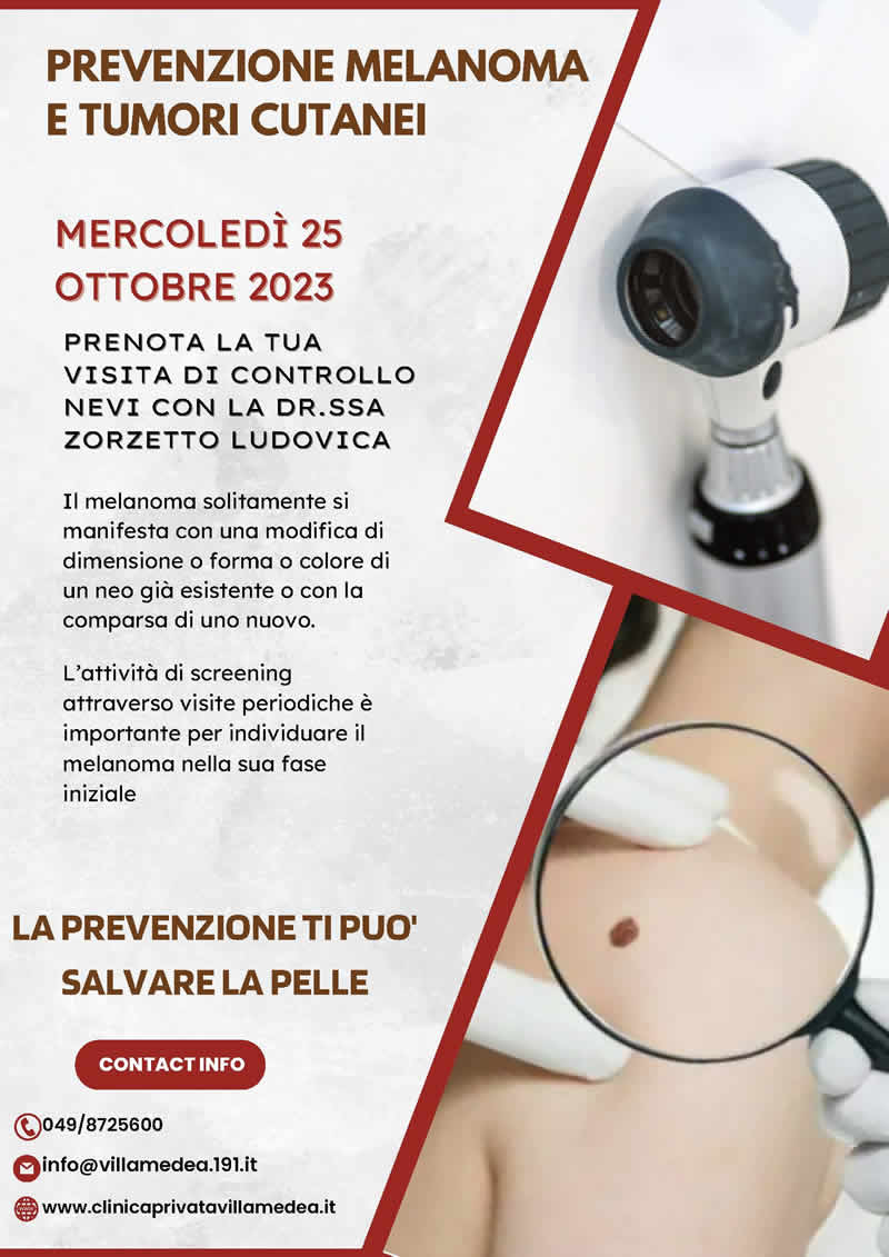 Prevenzione melanoma e tumori cutanei