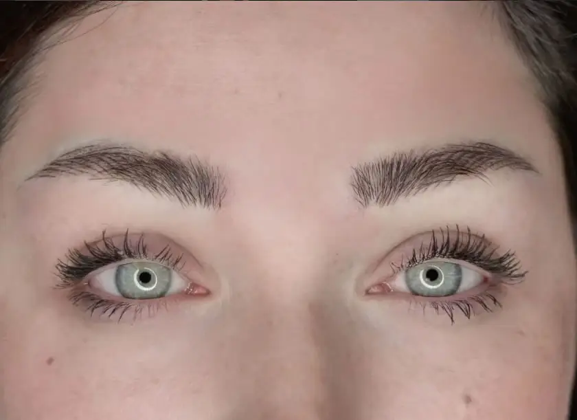 Sopracciglia dopo